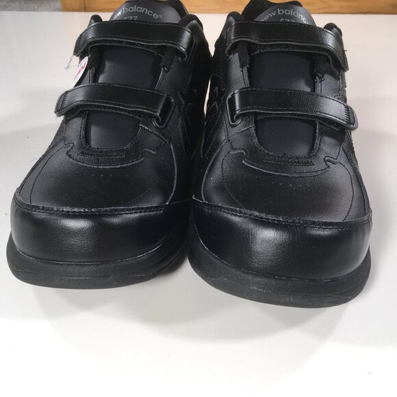 New Balance 577 Walking Shoes Mens Size 13 2E Wide Black Hook Loop MW577VK main image 4